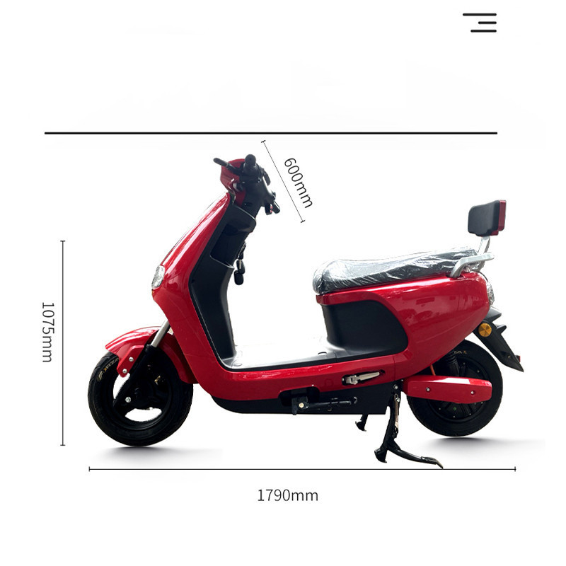 2024 New Best Selling Adult 60v Li-ion Battery 2 Wheels Electric Scooter Electric Moped/bicycles With Pedals