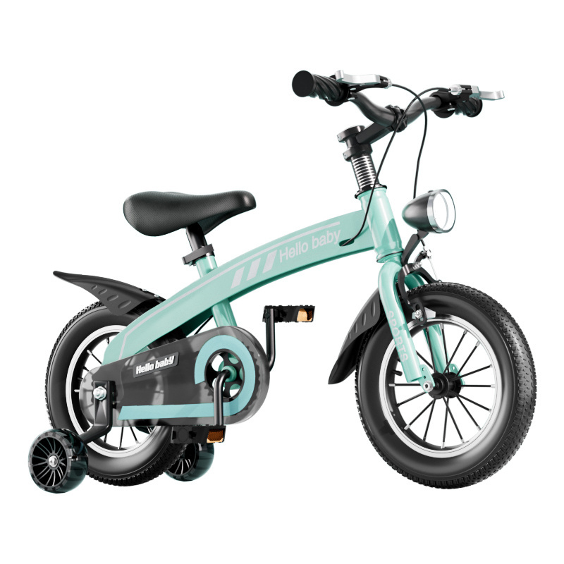 Light Weight 12 Inch Balance Bike 2 Wheels Kids Rear Training Wheels