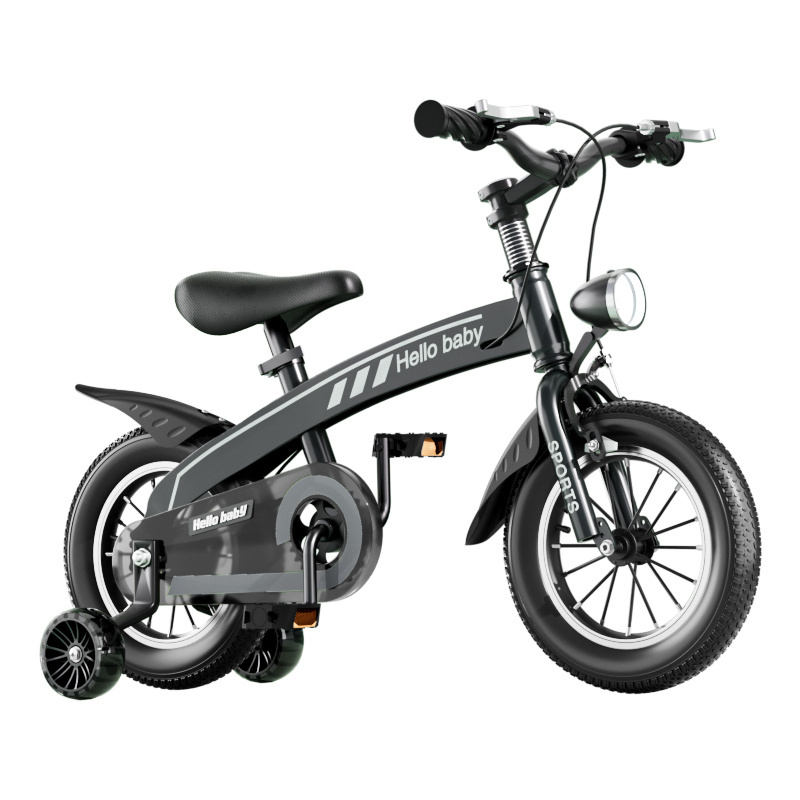 Light Weight 12 Inch Balance Bike 2 Wheels Kids Rear Training Wheels