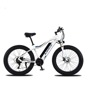 750w Lithium Full Suspension Snow Ebike 48V Electric Powered Bicycle