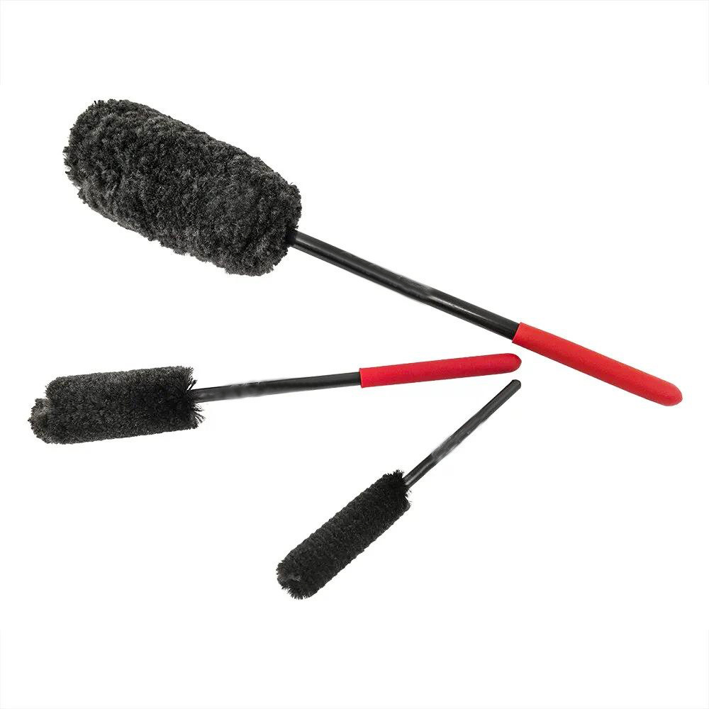 High Quality with Competitive Price Black car wash brush detail and Wheel Woolies