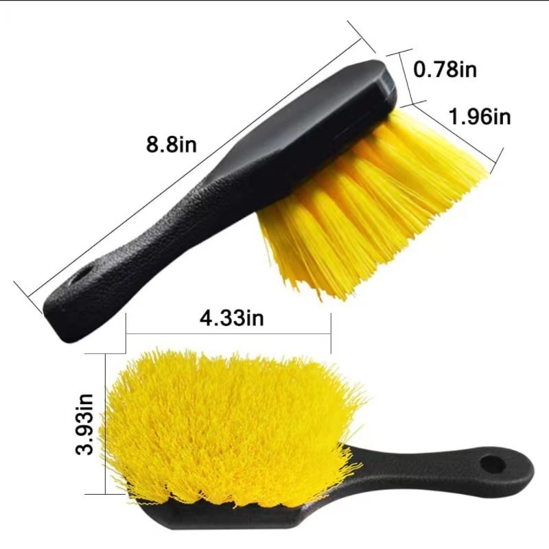 Multi-functional Car Tire Wheel Cleaning Brush Auto Cleaning Car Care Cleaning Brush Wheel Barrel Brush