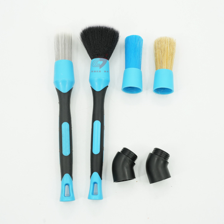 New Car Detailing Interior Soft Hair Car Detailing Brush Set Car Cleaning Brush Rim Brush Set