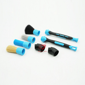 New Car Detailing Interior Soft Hair Car Detailing Brush Set Car Cleaning Brush Rim Brush Set