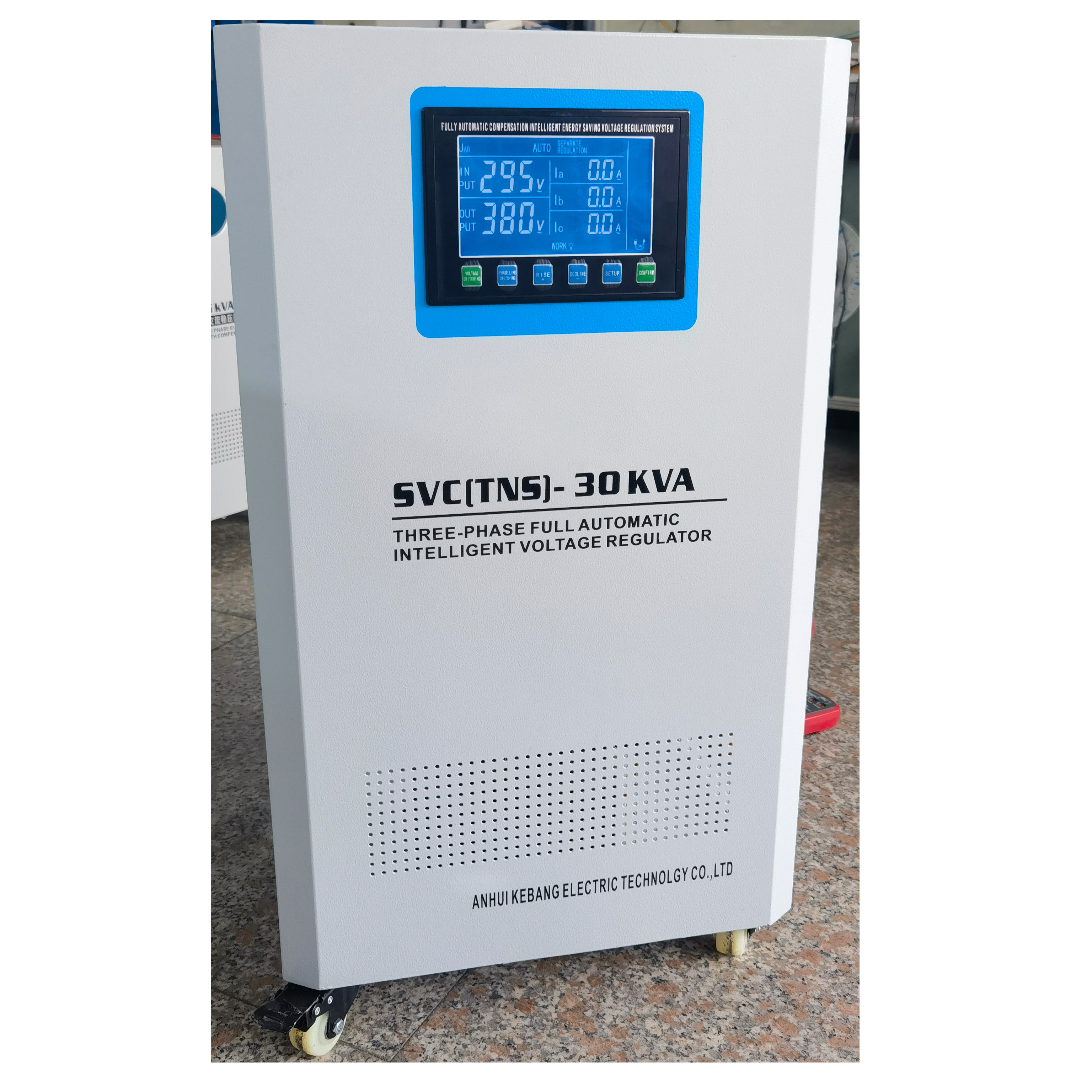 Tns-15kva 30kva 50kva 3 Phase Ac Avr Automatic Voltage Regulator 400v With Led Digital Display