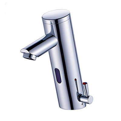 hot and cold water automatic shut off faucet chrome brass basin faucet automatic infrared sensor taps