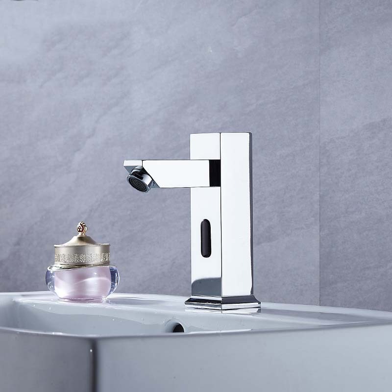 Touchless Automatic Sink Sensor Tap Smart Washroom Basin Mixer Faucet Mix Water Supply Lavatory Brass Sensor Bathroom