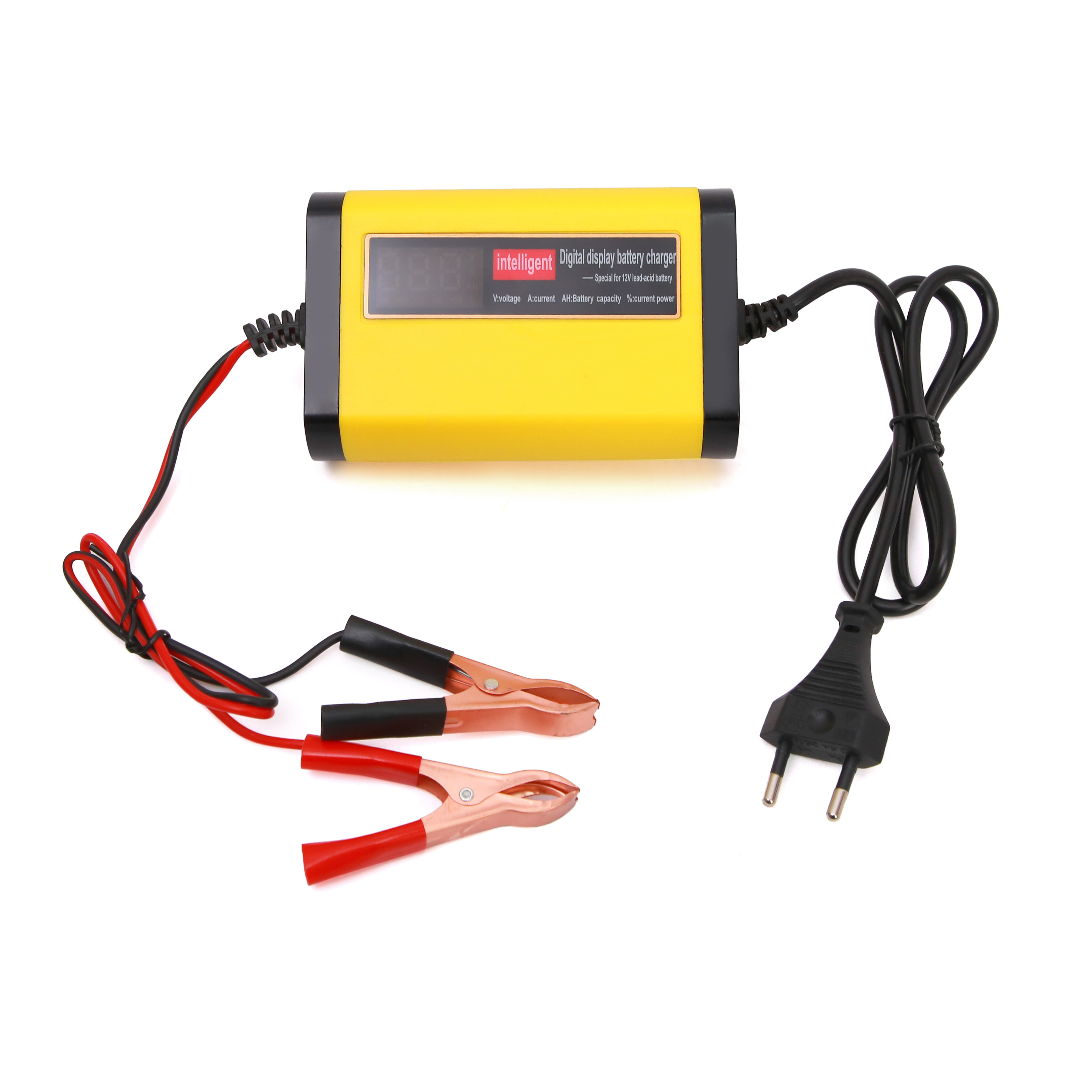 12 Volt 2A 14.8V 1250mA SLA Smart Battery Charger Automatic Float Charger with Alligator Clips