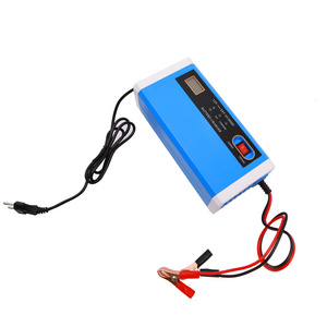 12V 24V 10A 5A Universal Auto Battery Charger Pulse Repair Portable Motorcycle Car Battery Charger