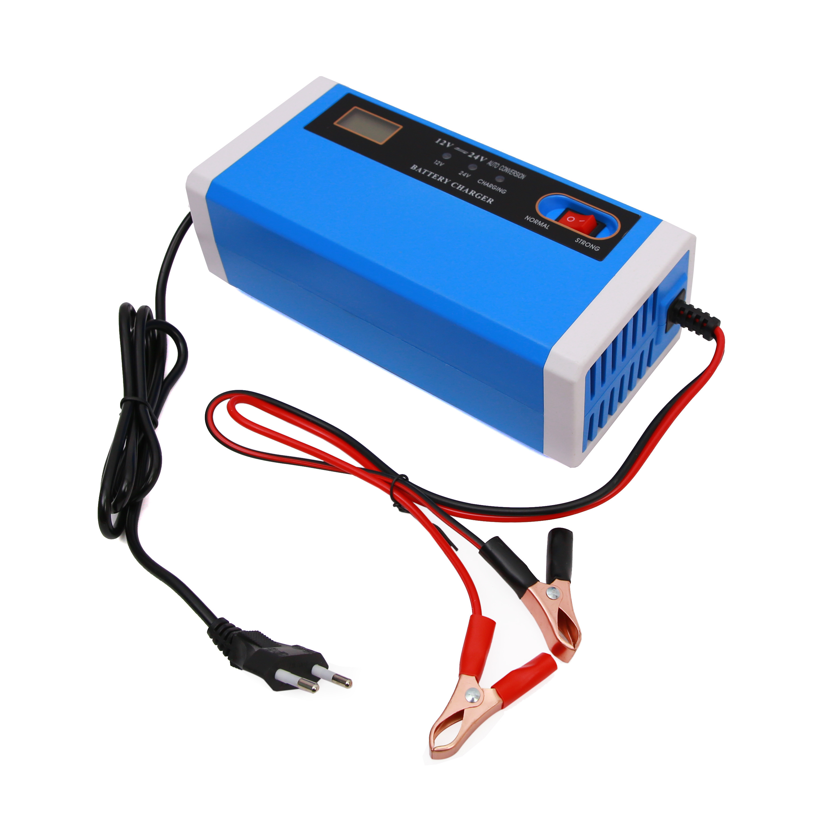 12V 24V 10A 5A Universal Auto Battery Charger Pulse Repair Portable Motorcycle Car Battery Charger