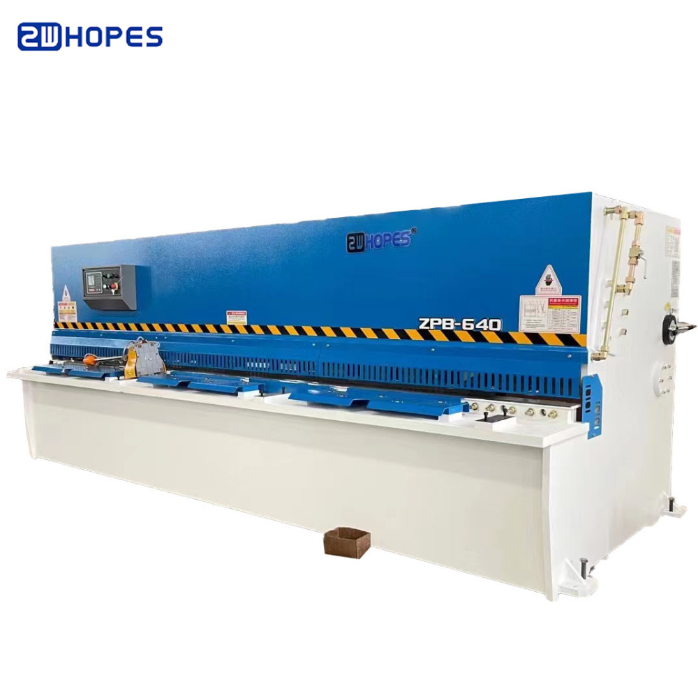 ZWHOPES 12X3200 Sheet Swing Beam Simple Steel Shearing Machine With MD11