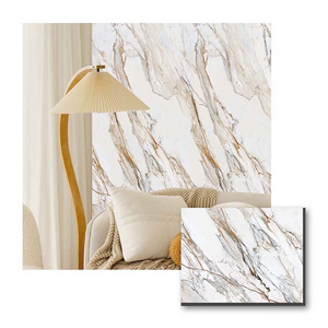 Wholesale High Glossy WPC Marble Sheet Marble Stone Gold 3d PVC Marble Wall Panels