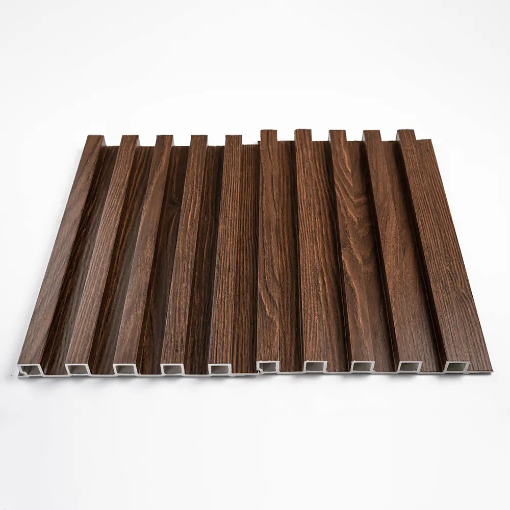 Interior WPC Decorative Wood Alternatives Fluted Wall Panel For Indoor ...