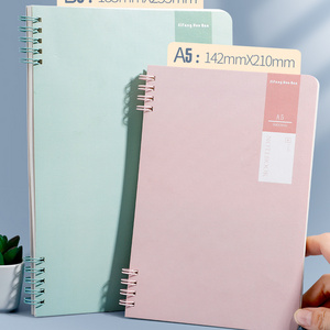 AI-MICH Oem Coil Binding A5 B5 Factory Customized Art Paper Hard Dairy Exercise Pp Coil Book Cover Notebook For Student