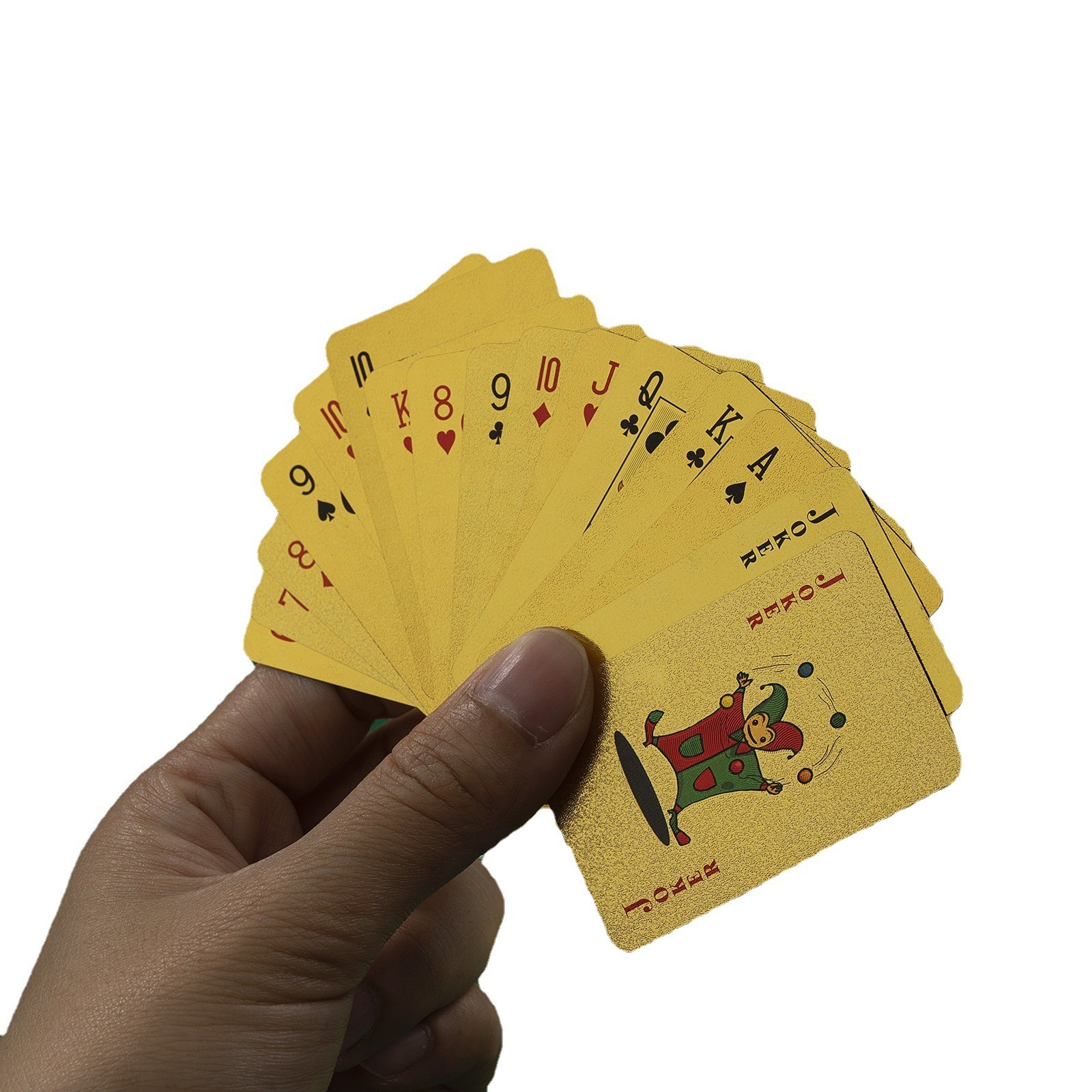 AI-MICH Customized Blank Sublimation Printed Gold Foil Playing Poker Cards Magic Card Mini Paper Playing Cards For Branding