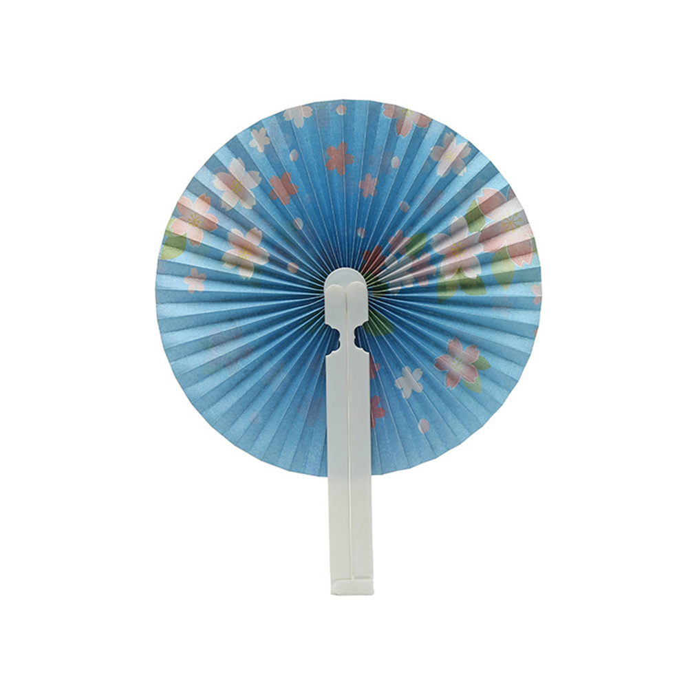 AI-MICH Promotional Paper And Plastic Portable Hand Fan With Your Brand Printed