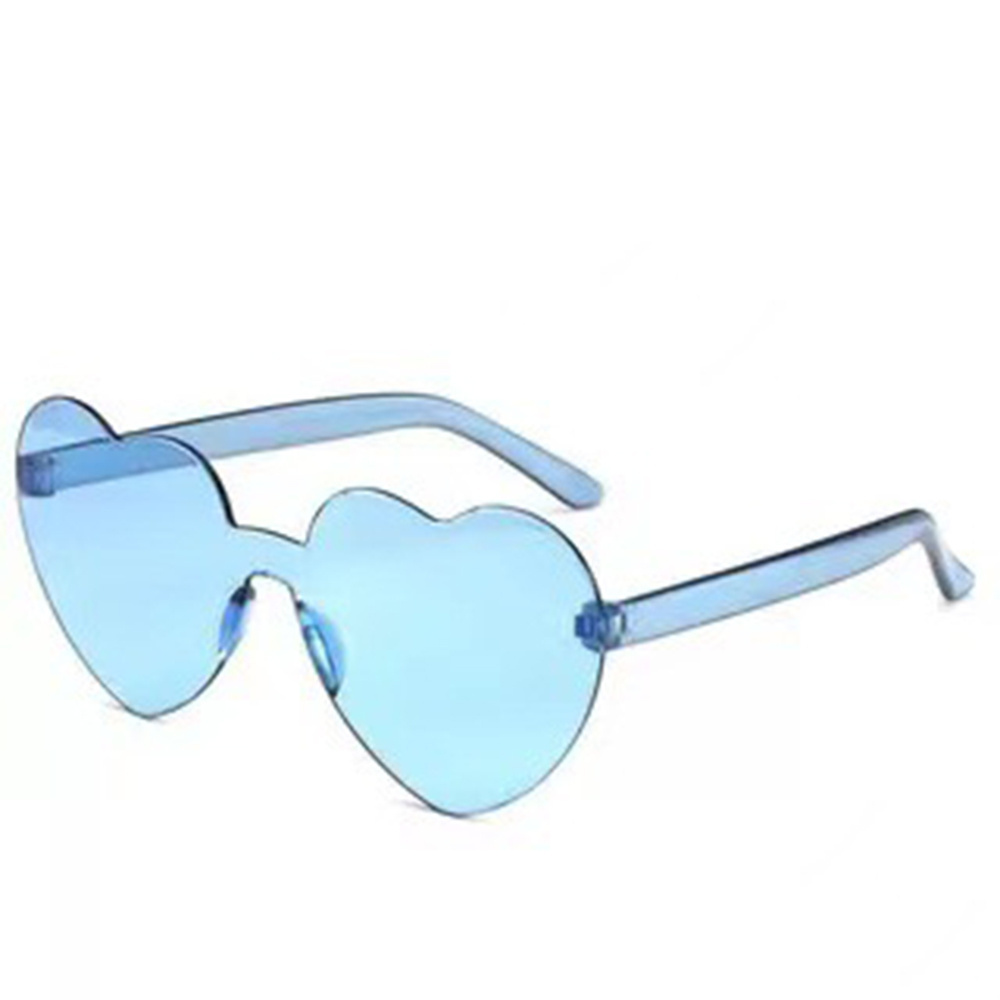 AI-MICH Custom Recycled Plastic Eco Friendly Fishing Sunglasses Men Outdoor Frameless Heart Shape Pink Sunglasses