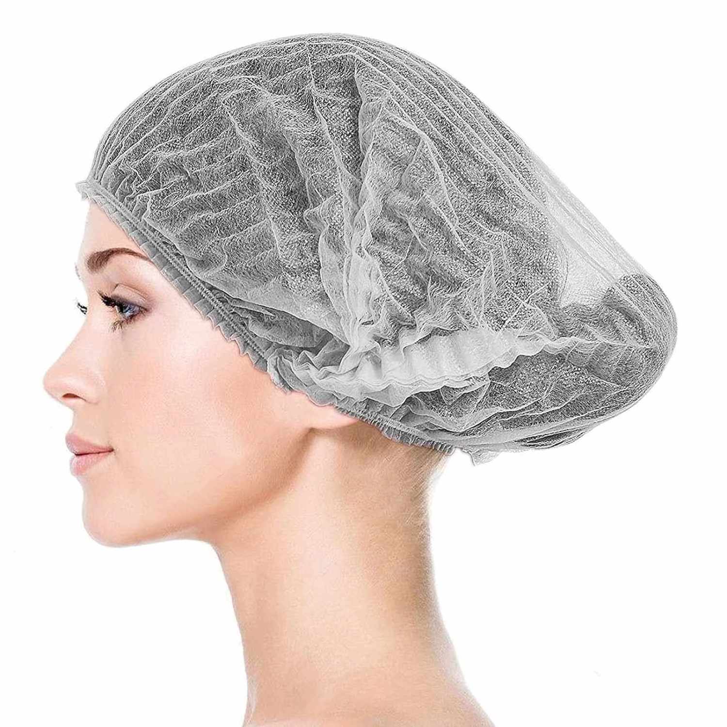 cap & hair cover / clip cap / hairnet / non-woven caps Disposable non woven bouffant head