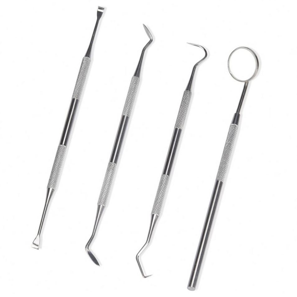 Dental Examination Kit Hygiene Teeth Cleaning Explorer Probe Mirror Tooth Inspection Tools