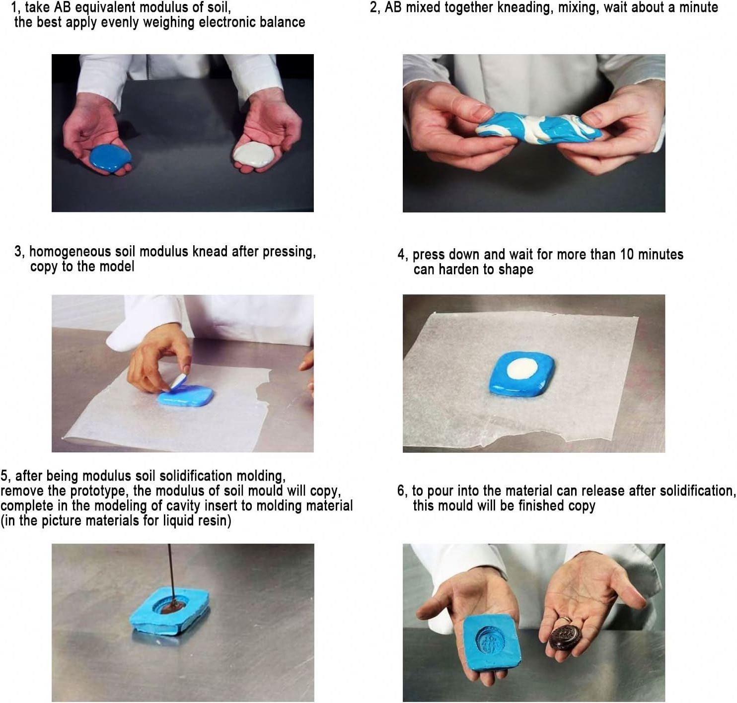 DIY Custom Silicone Molding Tray Dentist Dental Materi Putti Gold Grillz Mold Materials Teeth Impression Putty Kits