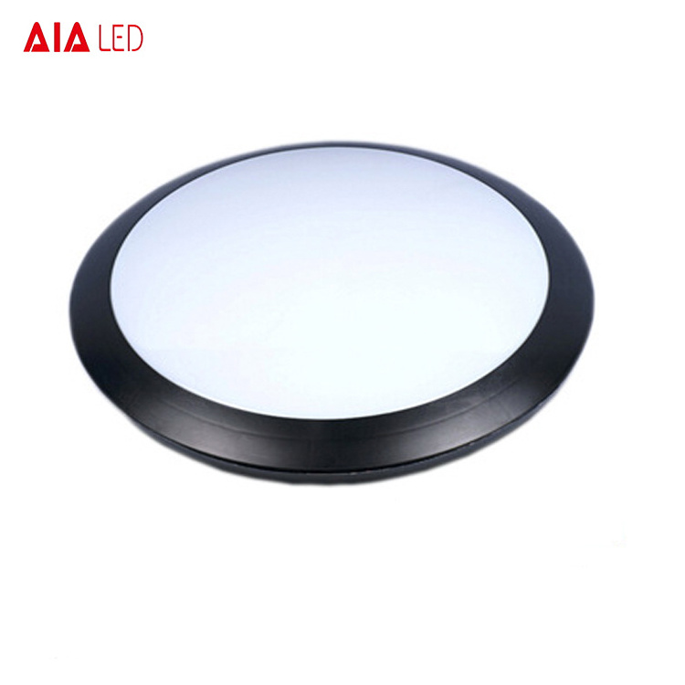 Round IP65 waterproof ceiling mounted outdoor E27 18W led ceiling lighting exterior led ceiling lamp for balcony