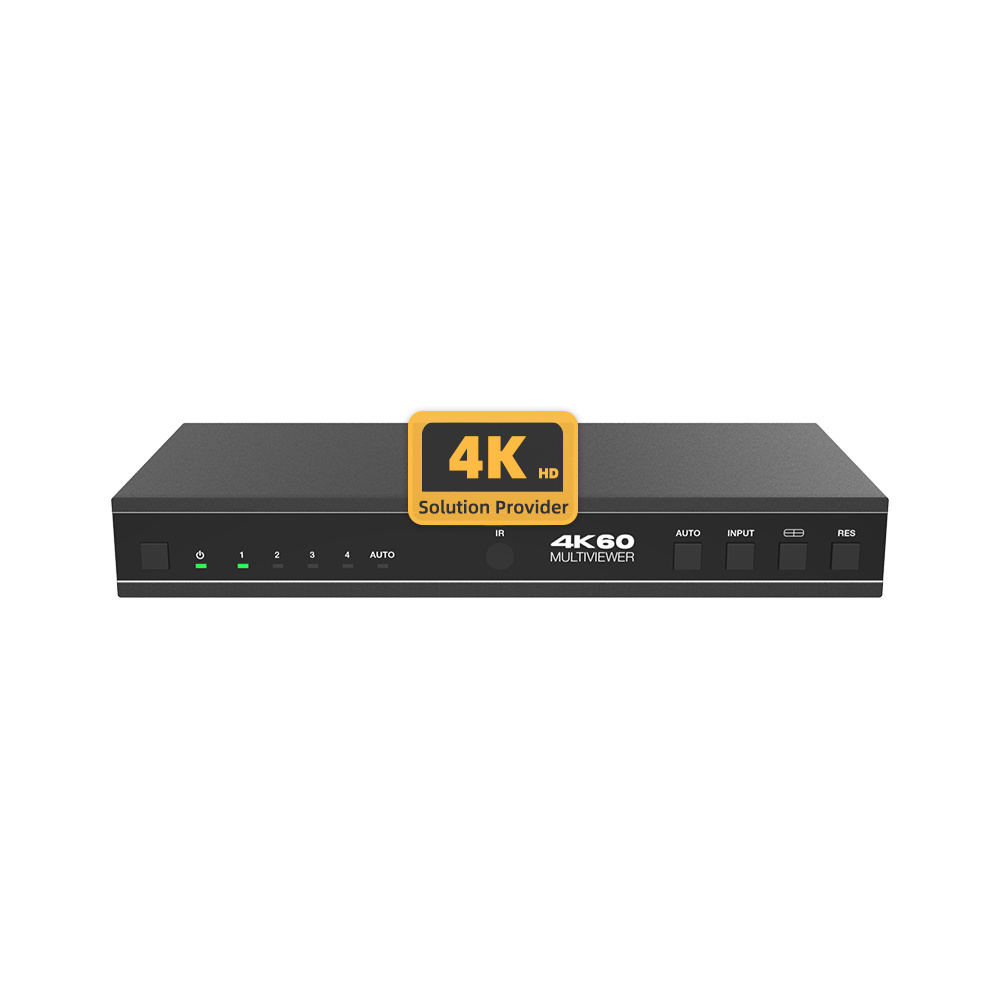 OEM 3D 4K60hz Ultra HD HDMI Quad multi viewer 4 in 1 Out HDMI switch 4 X 1 for Projector Monitor DVD Player and Blu-ray Player