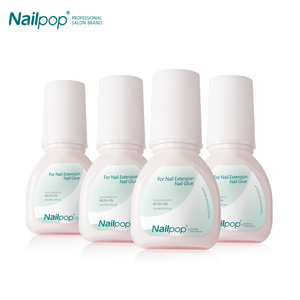 Nailpop 15ml Nail Glue For Nail Tips Super Strong Long Lasting Brush On Professional Fast Dry Gel Glue For Press On Nails