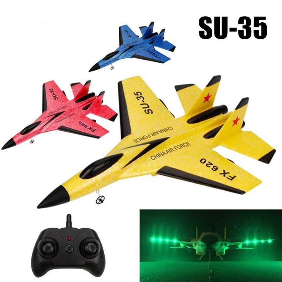 2.4G Easy Radio Controller Air Fighter Glider Model Jet Rc Remote Control Su 35 Epp Foam Airplane Aircraft Flying Plane Toy