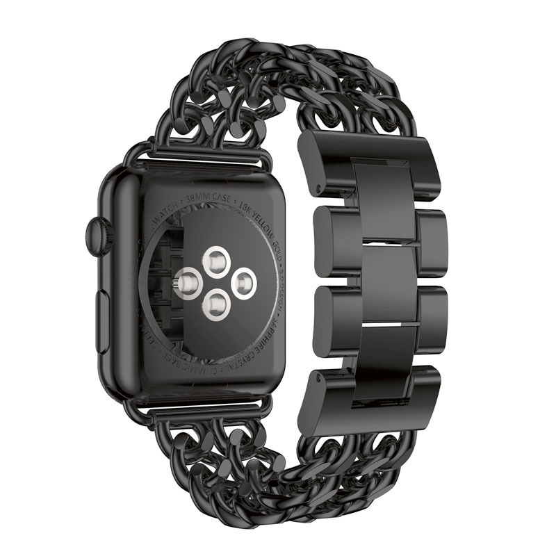 Band For Apple Watch Band Loop Bracelet Luxury Smartwatch Metal Band Stainless Steel Watch Chain Strap