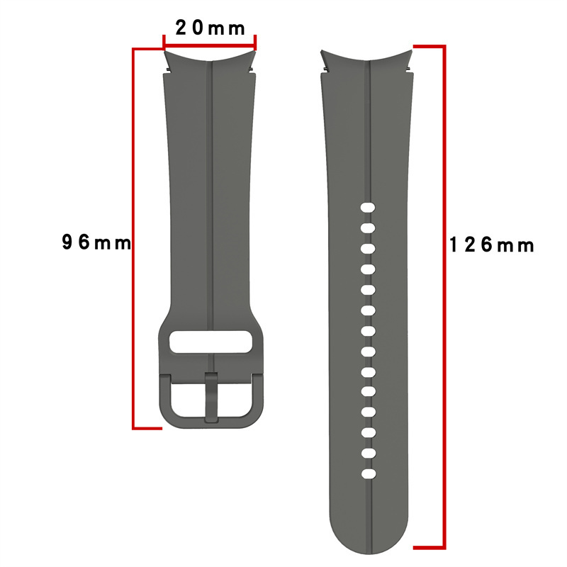 Smartwatch Watchband Rubber Correa Strap Silicon Smart Watch Bands For Samsung Galaxy Watch