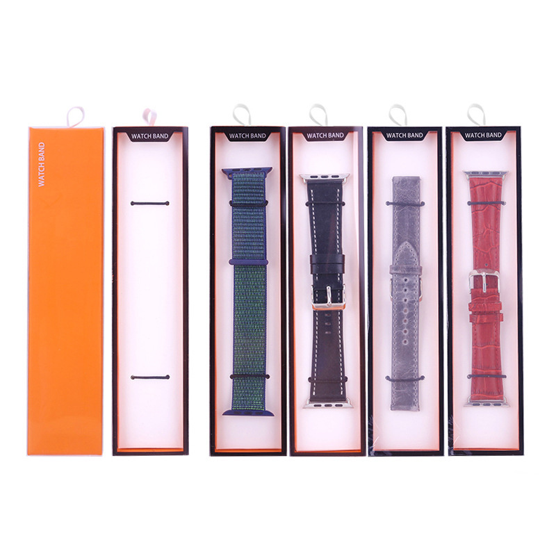 Universal Luxury Smart Watch Strap Packaging Box For Apple Watch Band Silicone Stainless Steel Nylon Leather