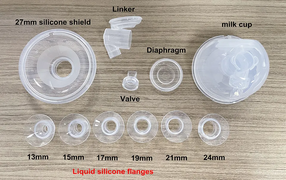 Factory oem Breast Pump Parts Liquid Silicone Flange Insert spectra breast pump accessory