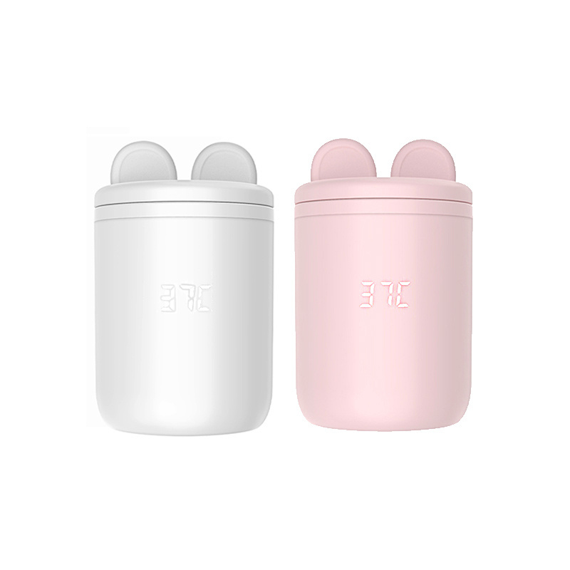 New Arrival fast speed portable baby milk bottle warmer for travel wireless baby feeding bottle warmer, 8800mAh with 3 adapter