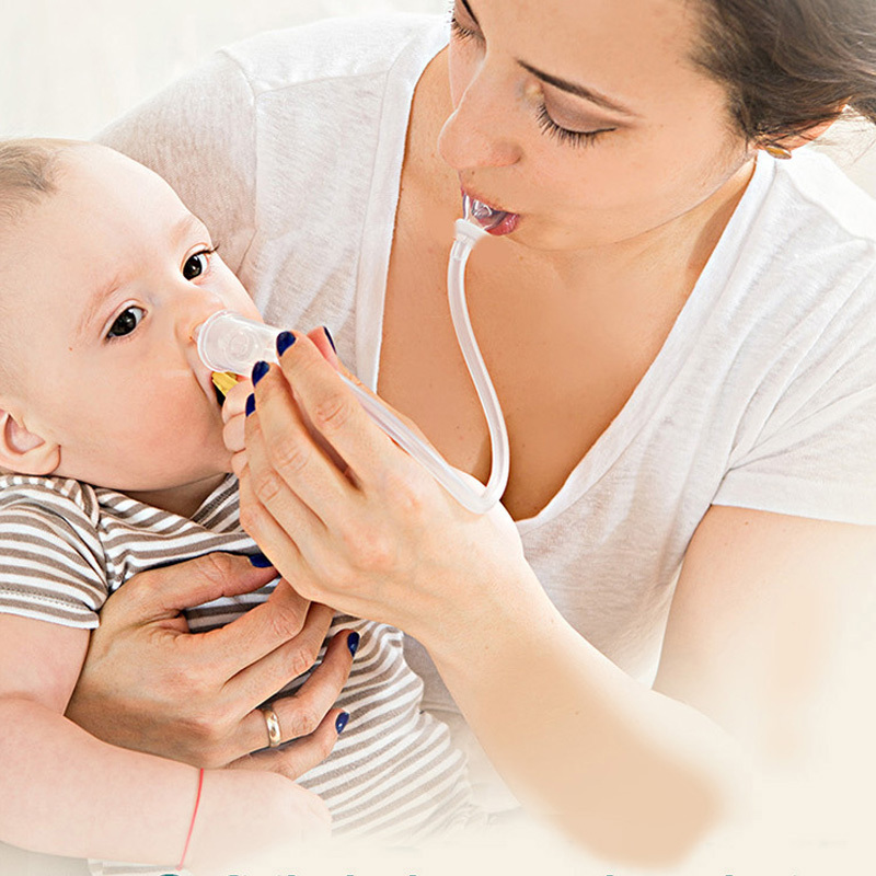 Factory wholesale baby vacuum nasal aspirator manual  Nose Cleaner children's nasal aspirator