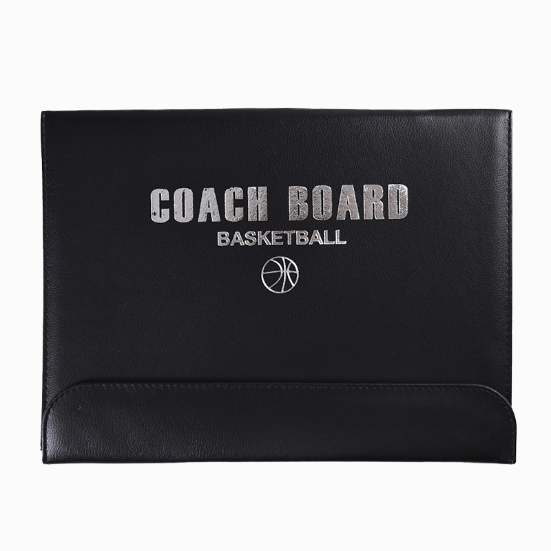 Professional basketball Tactics Board Sand Table Folding Leather Coach Plate Magnetic Tape Pen Tactics Board