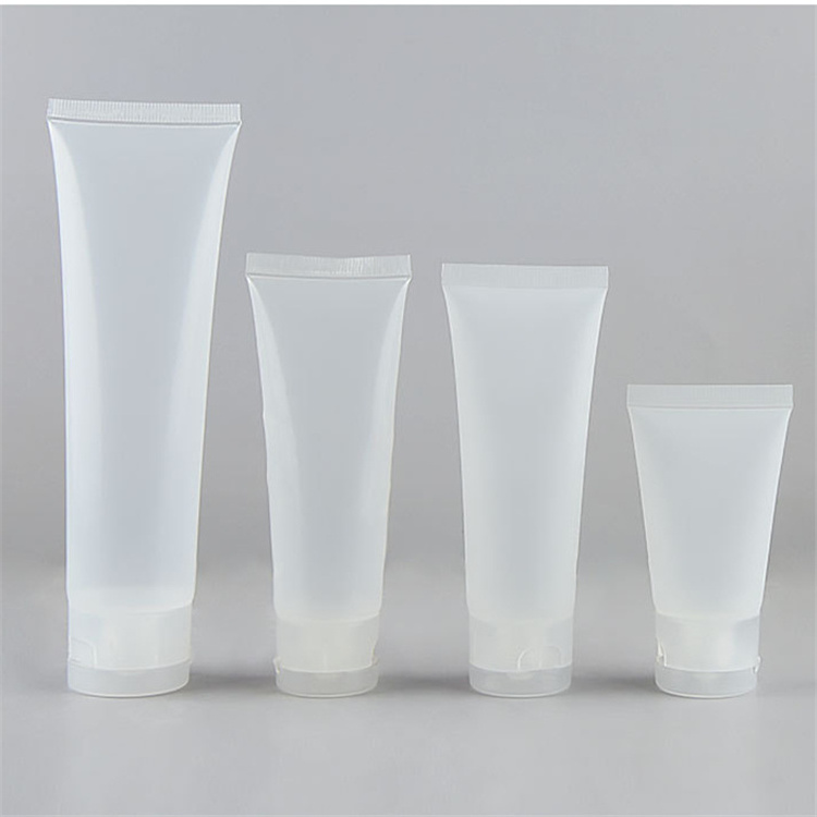 IBELONG 5ml 10ml 15ml 20ml 30ml 50ml 100ml Empty Frosted Matte Clear Soft CosmeticPE Plastic Facial Cleanser Hand Cream Tube