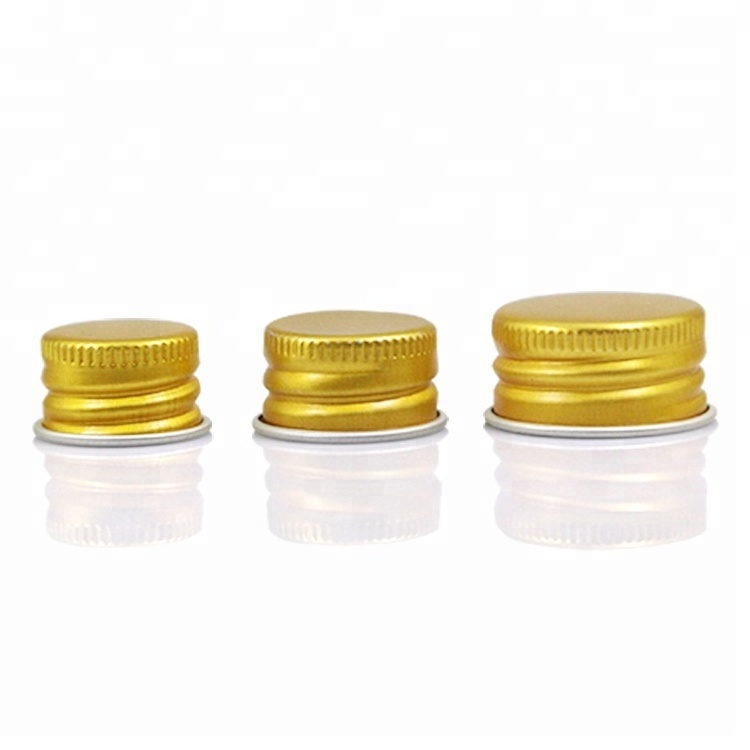 IBELONG 18 20 24 28mm Golden Silver Aluminum Screw Cap for Plastic Bottles