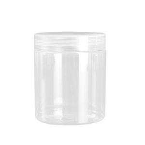 IBELONG Wholesale 250ml empty clear plastic sweet jars candy jar  with clear plastic cap