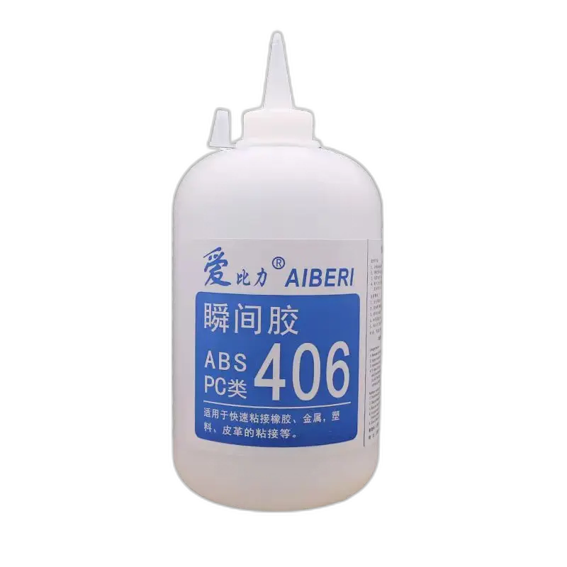 500mI Glue 406 Adhesive for Bonding Plastic Leather Acrylic Metal for Woodworking and Packing Made from Cyanoacrylate