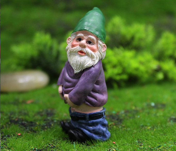 Wholesale Drunk Gnomes Decorations Fairy Garden Mini Naughty Funny Garden Gnomes For Desk Indoor Outdoor Yard Decor