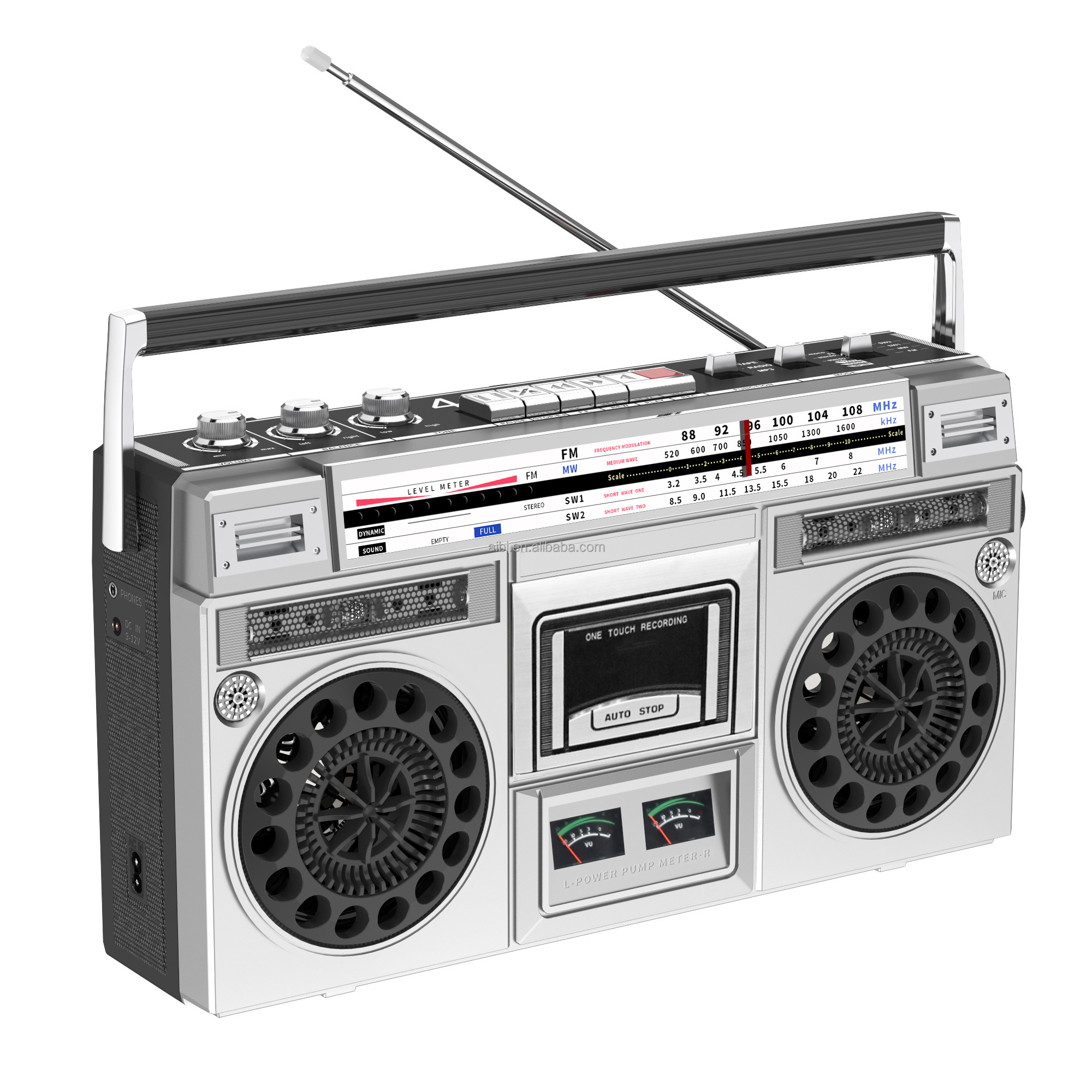 Hamson factory audio boombox Speaker Cassette recorder with usb.tf card ,blueconnect  big size