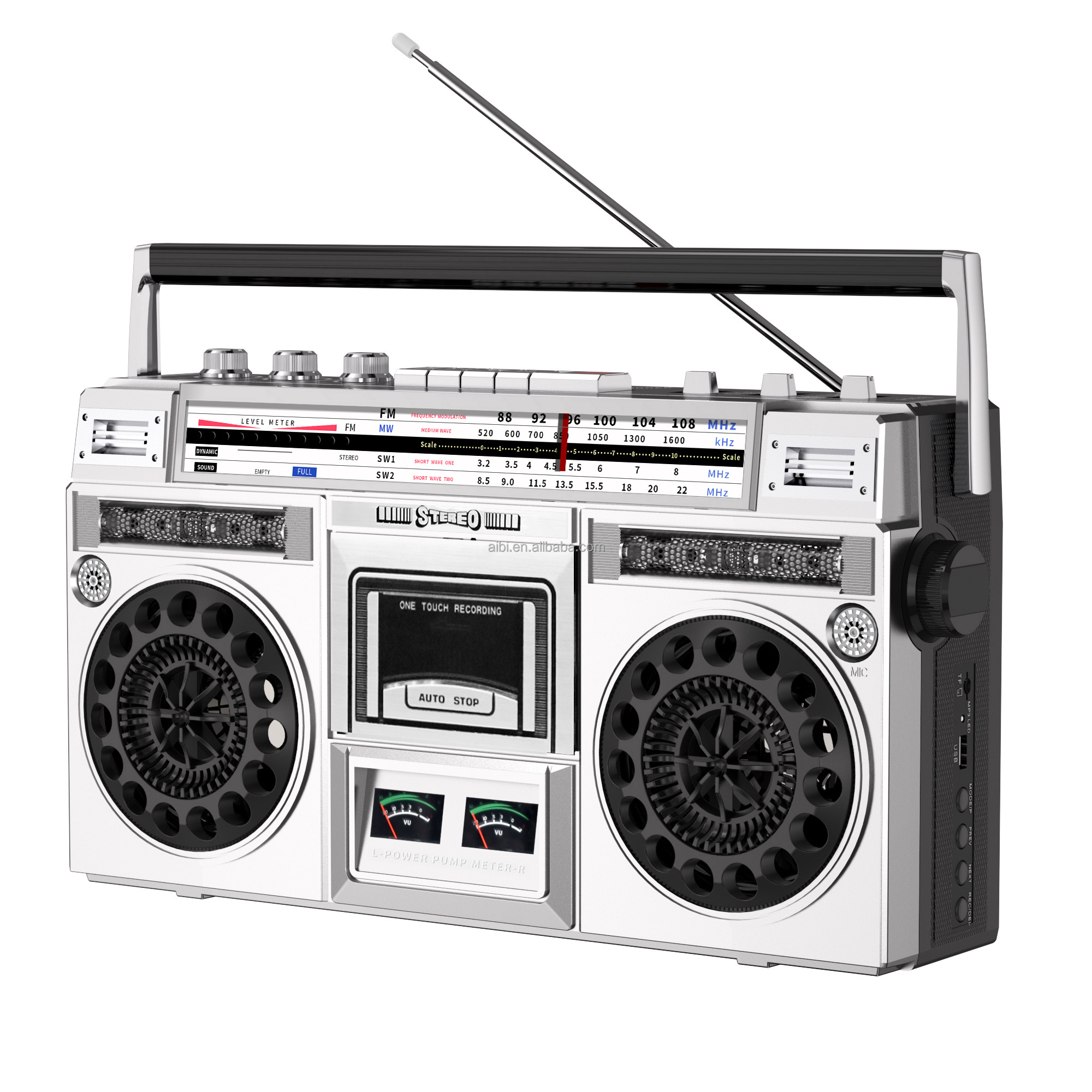 Hamson factory audio boombox Speaker Cassette recorder with usb.tf card ,blueconnect  big size