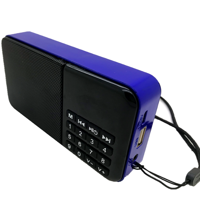 Fashionable digital radio mini portable rechargeable FM radio for sale