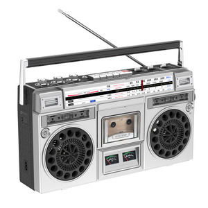 High Quality Retro Vintage Retro boombox Cassette Recorder with Stereo  Mp3