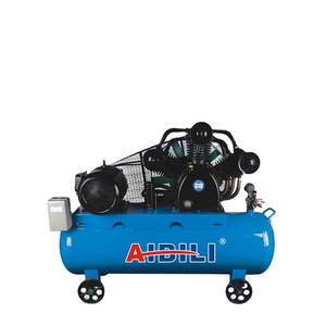 11kw/15hp portable configuration piston type two stage air cooled belt driven air compressor