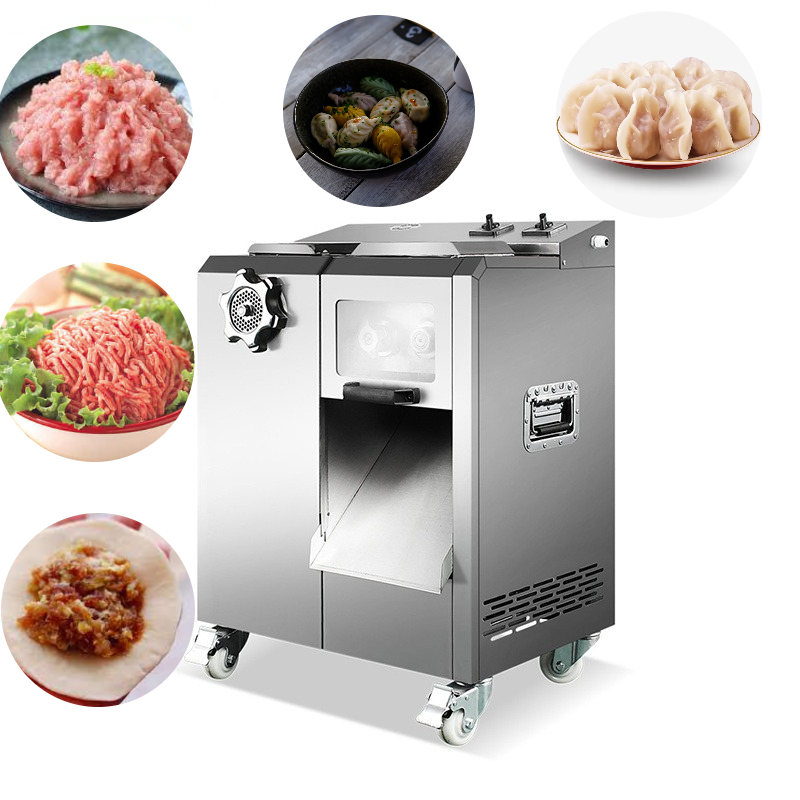 Commercial fish meat mixer grinder mincing machine price electric burger attachment for sausage meat grinder machine