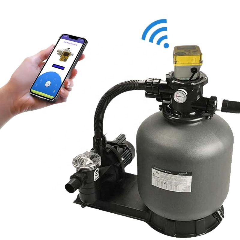 WIFI Smart 6-Way Backwash Valve Pool Sand Filter, Pressure Timing Control, sand filter Top Mount valve Side Mount valve