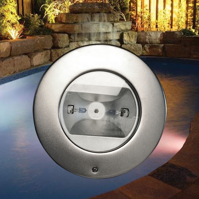 Swimming pool equipment spa landscape pool uses stainless steel underwater lights IP68 CE certification