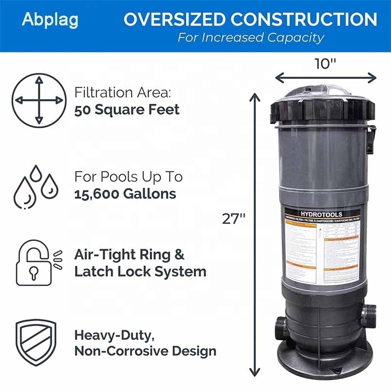 Cartridge and Pump Combo Hayward Cartridge Pool Filter for Above Ground Pool Systems,