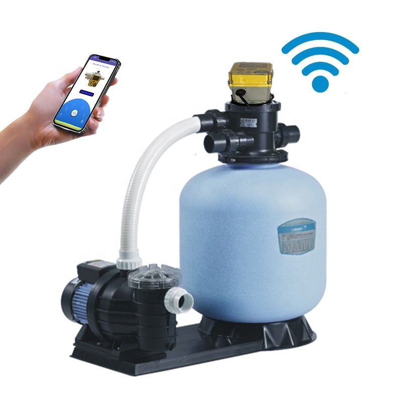 WIFI Smart 6-Way Backwash Valve Pool Sand Filter, Pressure Timing Control, sand filter Top Mount valve Side Mount valve